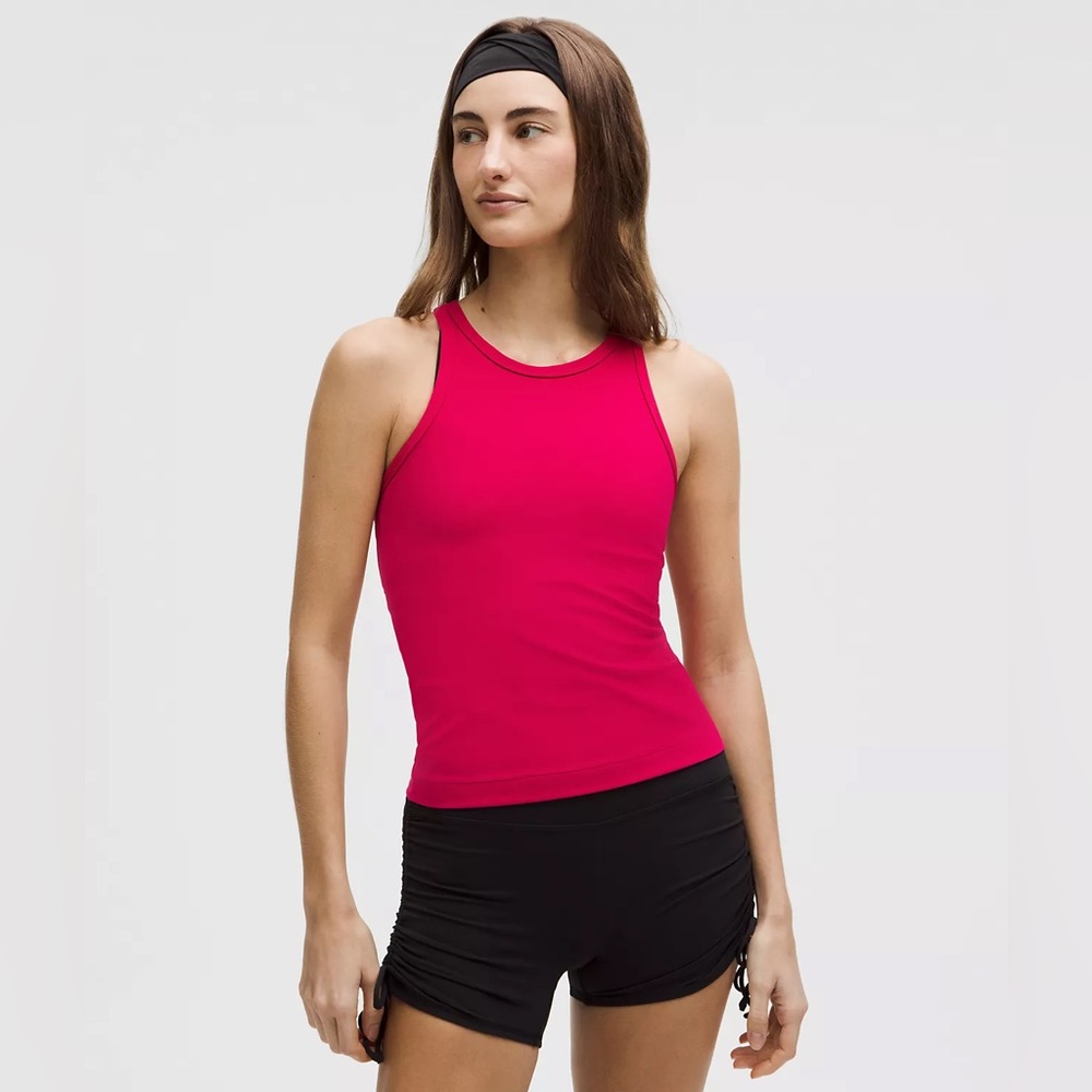 lululemon Align™ Waist-Length Racerback Tank Top in Coral